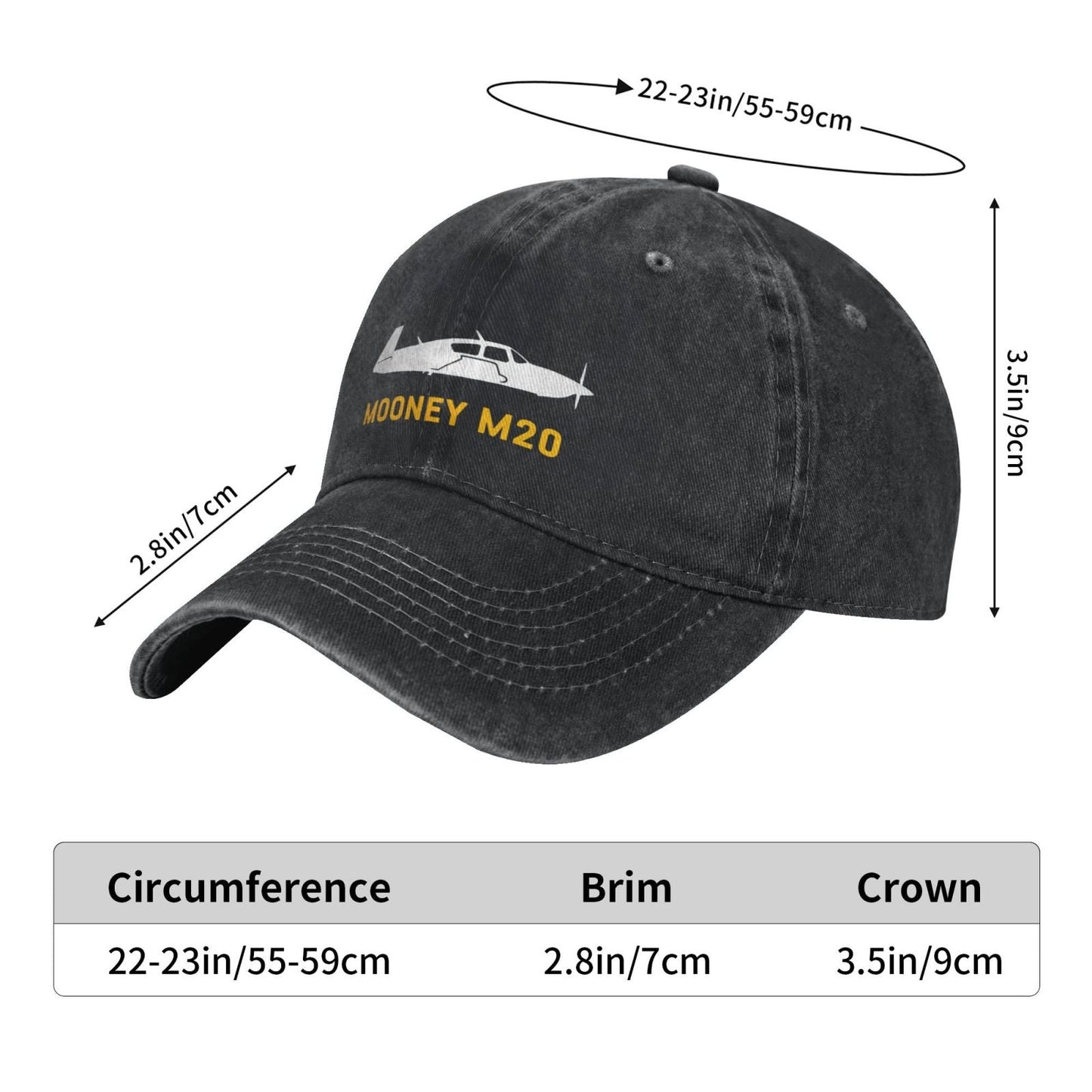 Mooney M20 Printing unisex baseball cap adjustable hats Outdoor leisure hat veteran gift