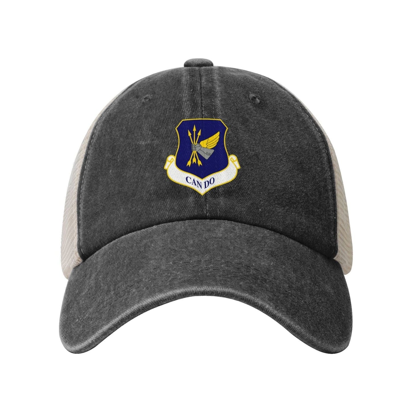 305th Air Mobility Wing Printed unisex baseball cap adjustable grid baseball cap veteran gift