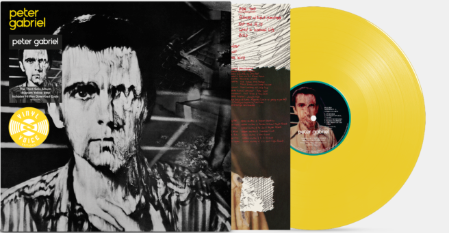 Peter Gabriel: Peter Gabiel 3: Melt (Yellow Vinyl) - VINYL LP "VINYLBADGES"
