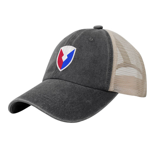 AMC Shoulder Insignia Printed unisex baseball cap adjustable grid baseball cap veteran gift