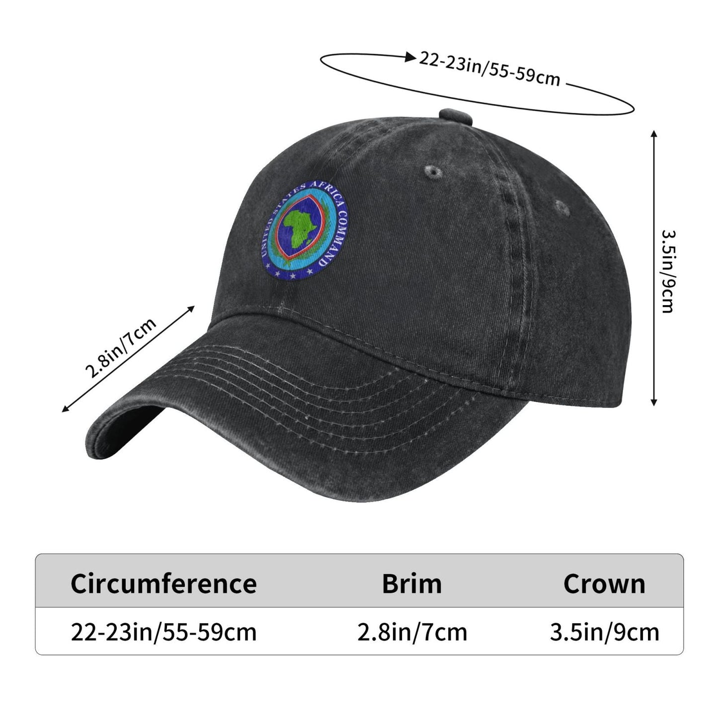 Seal Of The United States Africa Command Printed unisex baseball cap adjustable cap veteran gift