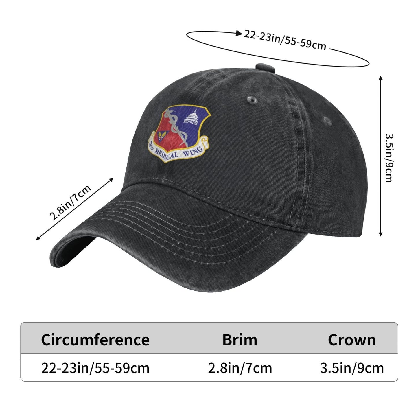 79th Medical Wing Printing unisex baseball cap adjustable cap veteran gift