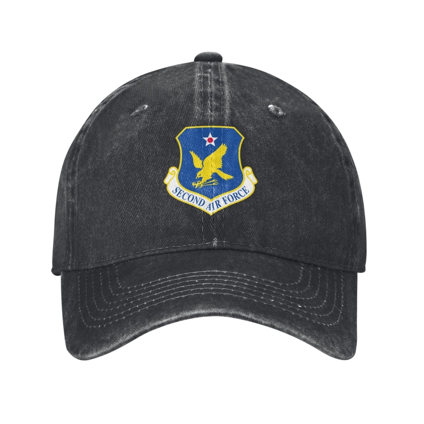 Second Air Force-Emblem (USAF) Printed unisex baseball cap adjustable cap veteran gift