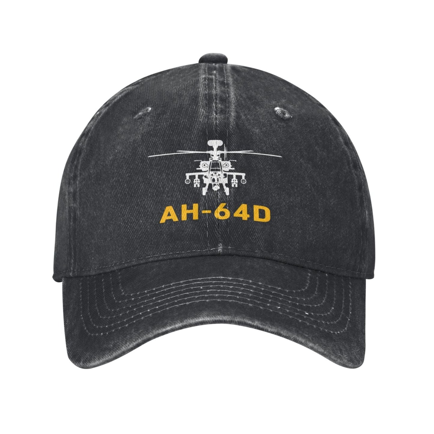 AH-64D Printing unisex baseball cap adjustable hats Outdoor leisure hat veteran gift