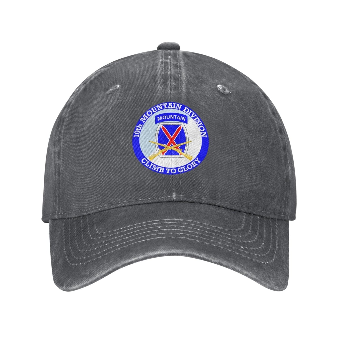 Us Army 10th Mountain Division Printing unisex baseball cap adjustable hats veteran gift