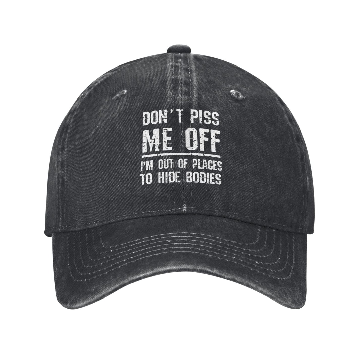 Don't Piss Me Off Printed unisex baseball cap adjustable cap outdoor sunshade trucker hat
