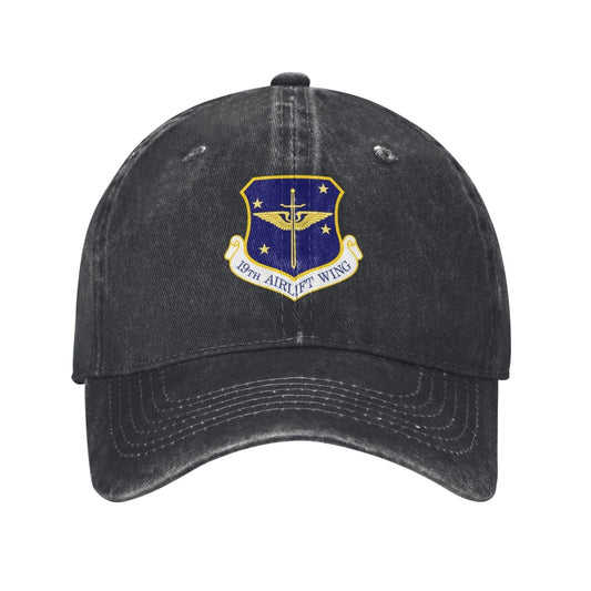 USAF- 19th Airlift Wing Printing unisex baseball cap adjustable cap veteran gift