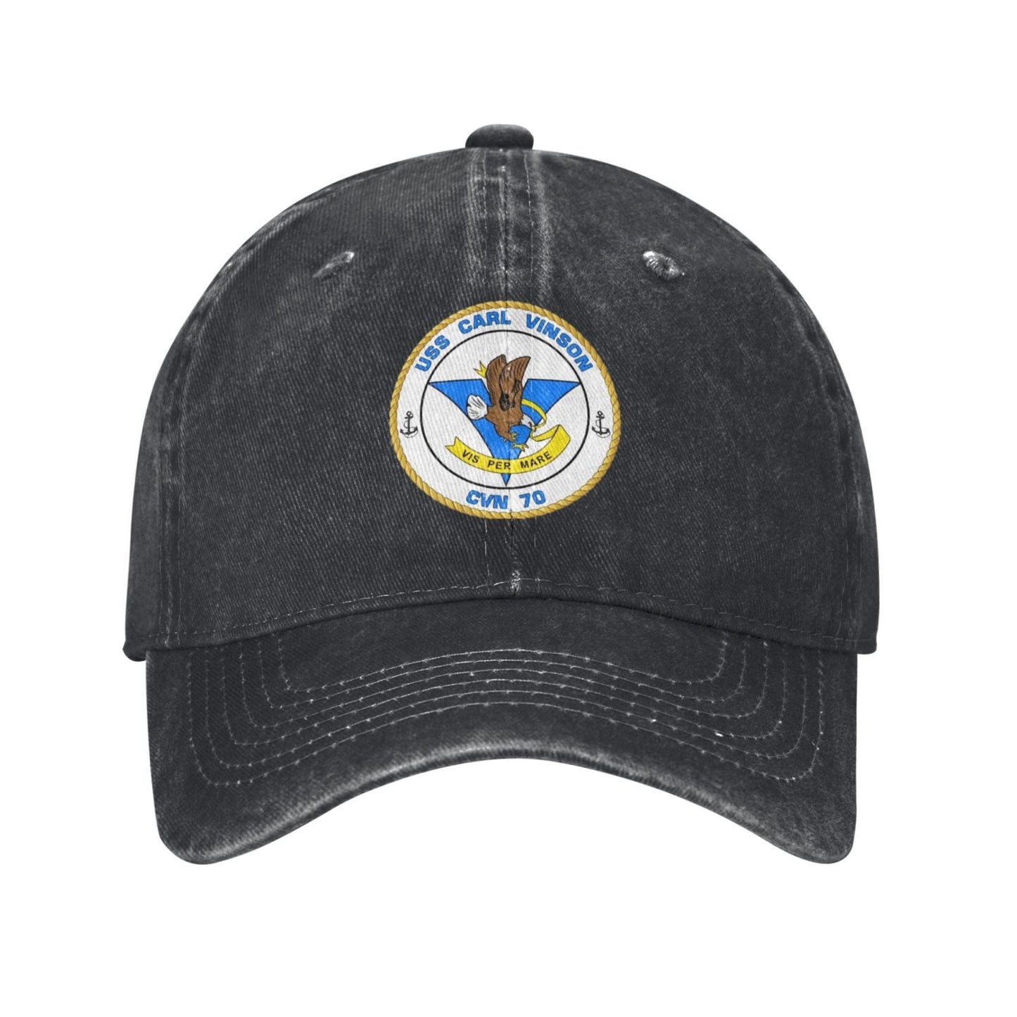 USS Carl Vinson CVN-70 Printed unisex baseball cap adjustable cap veteran gift