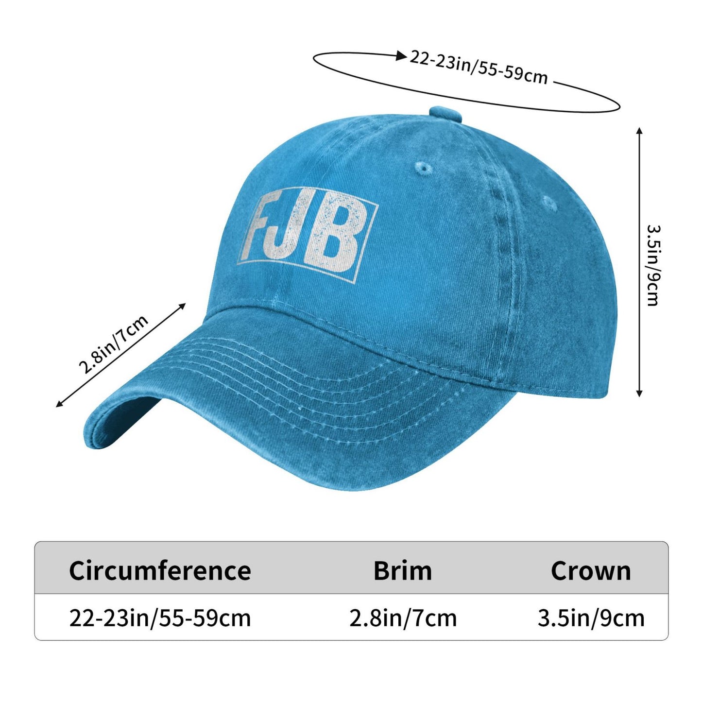 Joe Bide N FJB Let's Go Printed unisex baseball cap adjustable cap outdoor sunshade trucker hat