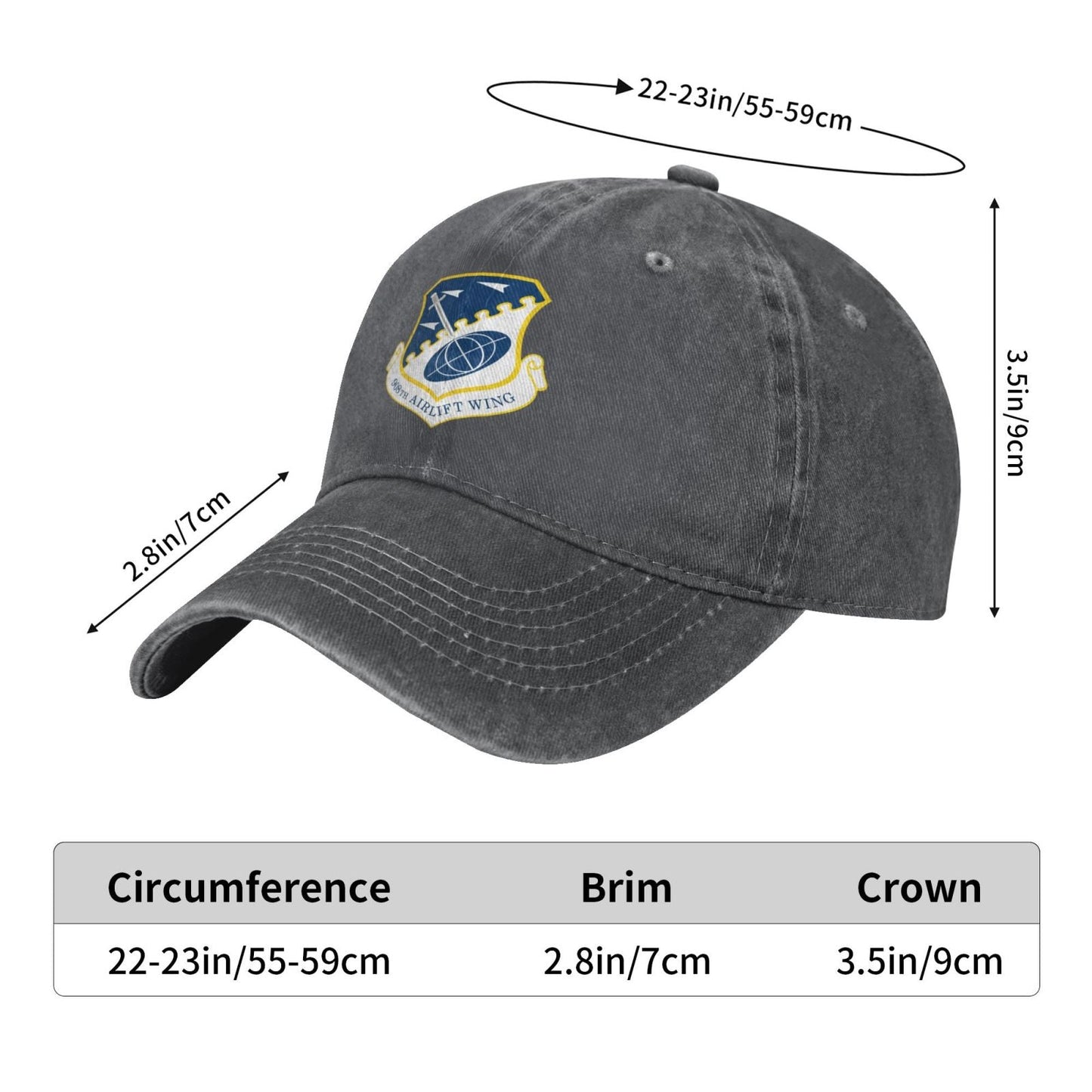USAF-908th Airlift Wing Printing unisex baseball cap adjustable cap veteran gift