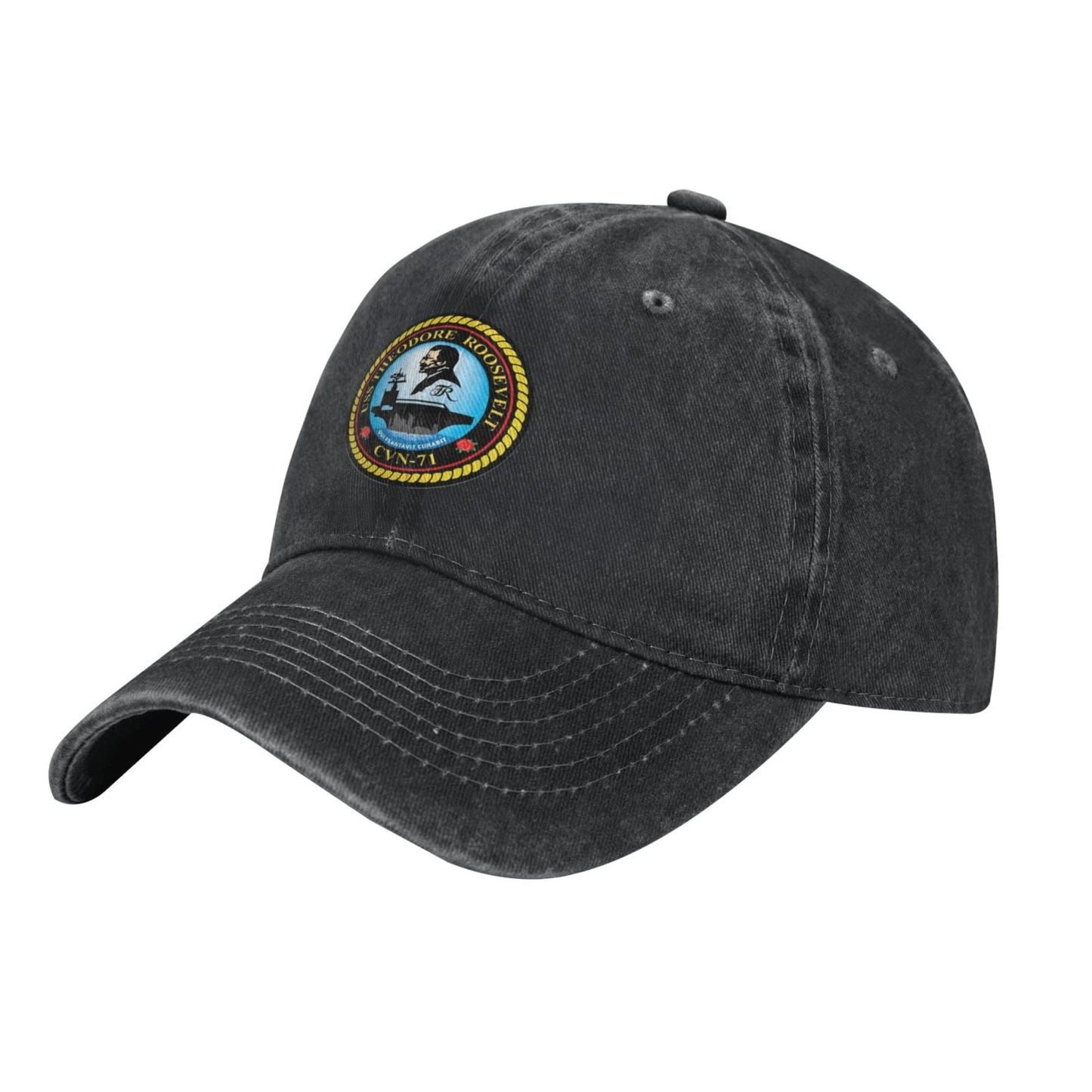 USS Theodore Roosevelt (CVN-71) Printed unisex baseball cap adjustable cap veteran gift