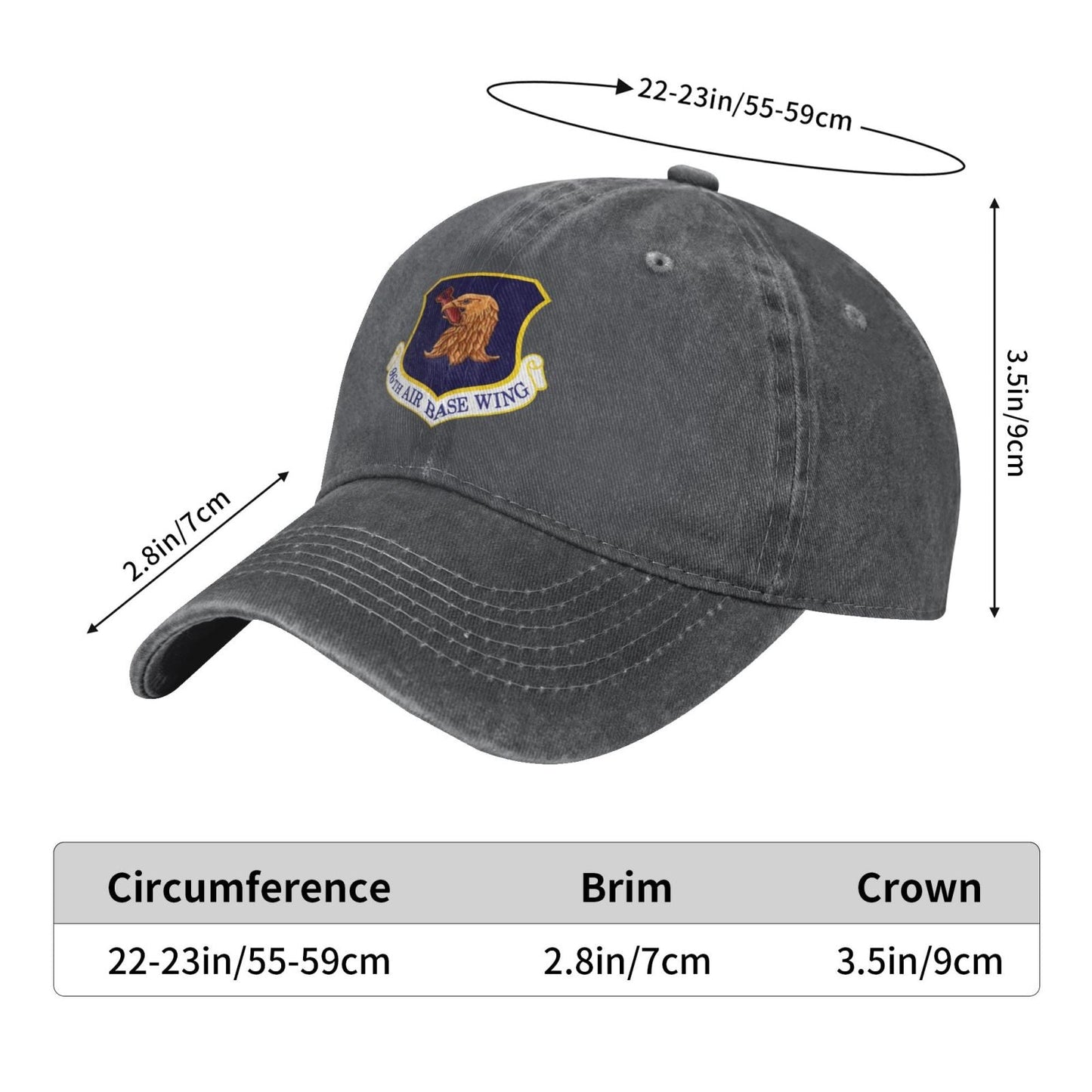 96th Air Base Wing Printing unisex baseball cap adjustable cap veteran gift