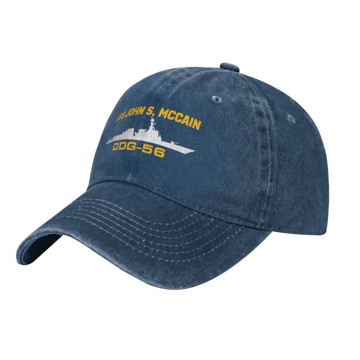 USS John S. McCain (DDG-56) Printed unisex baseball cap adjustable cap veteran gift
