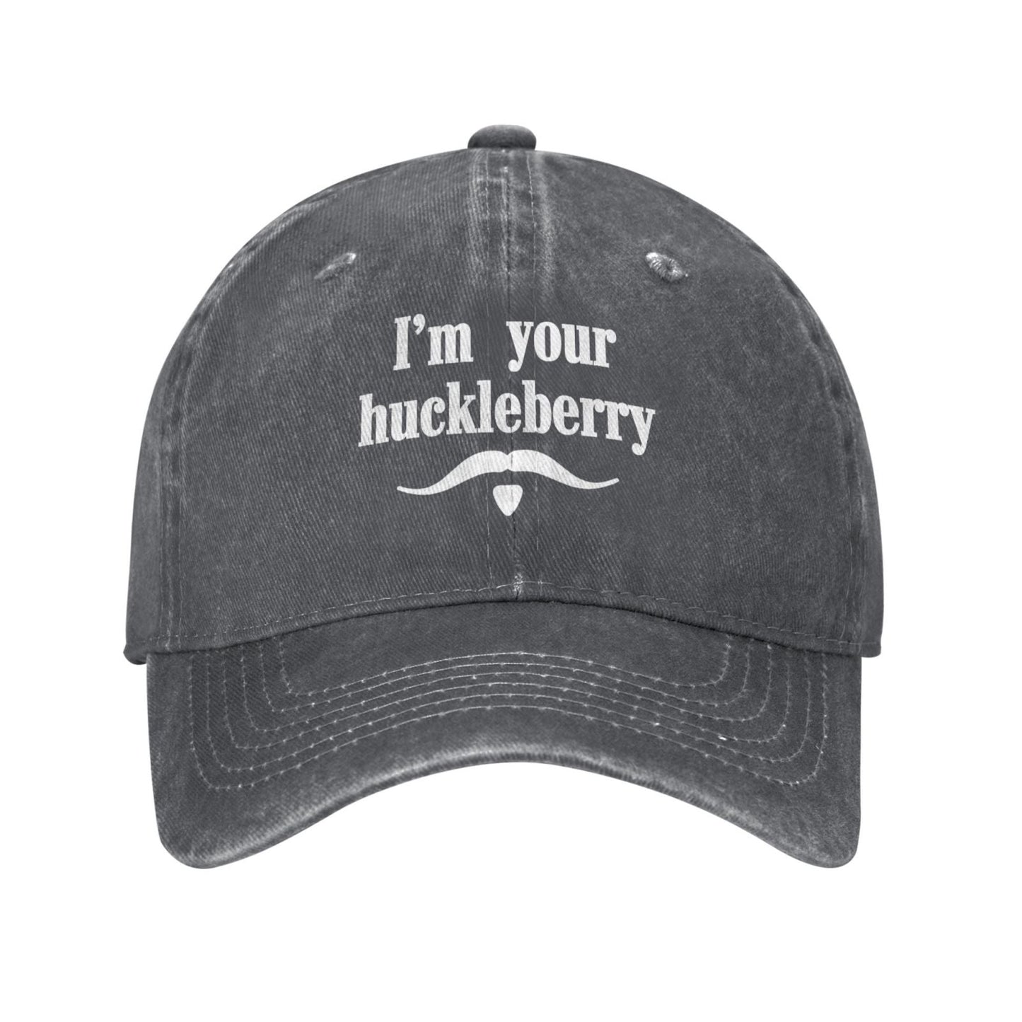 Im Your Huckleberry Printed unisex baseball cap adjustable cap outdoor casual cap truck driver cap