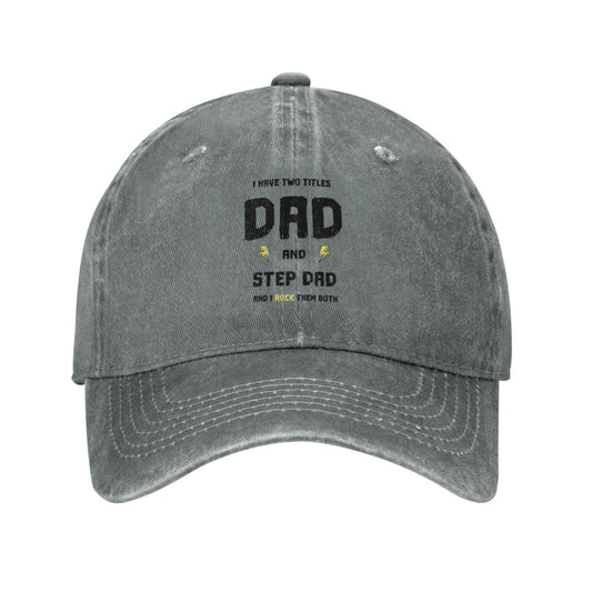 Step Dad Printing unisex baseball cap adjustable hats Outdoor leisure hat trucker cap