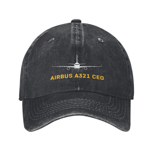 Airbus A321 CEO Printing unisex baseball cap adjustable hats Outdoor leisure hat veteran gift
