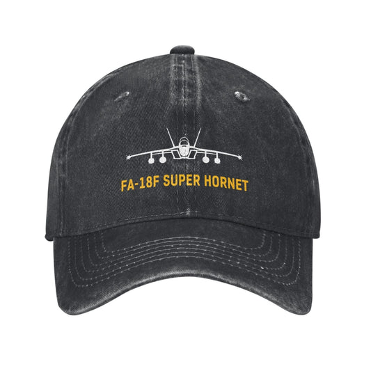 FA-18F Super Hornet Printing unisex baseball cap adjustable hats Outdoor leisure hat veteran gift