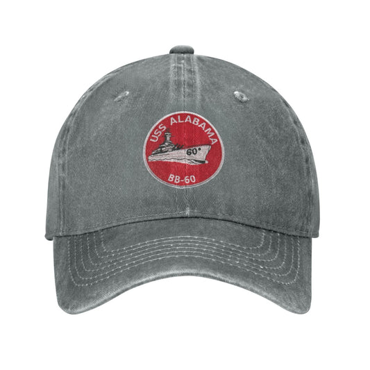 USS Alabama BB 60 Printing unisex baseball cap adjustable hats veteran gift