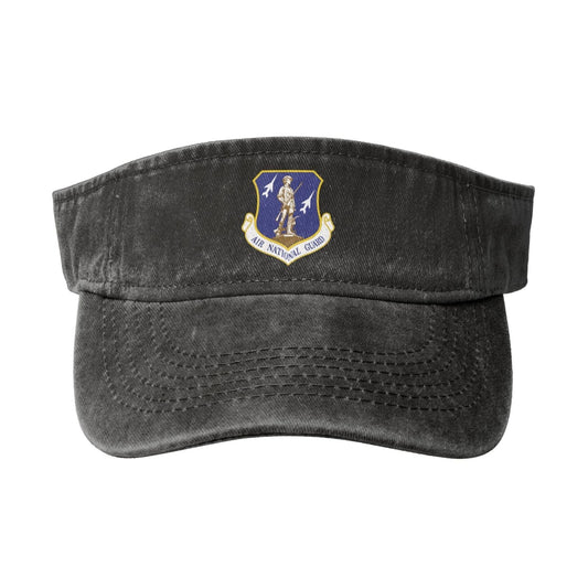 US-AirNationalGuard-2007Emblem Printing adjustable Empty Top Baseball Sun Cap unisex outdoor sport hat veterans gift