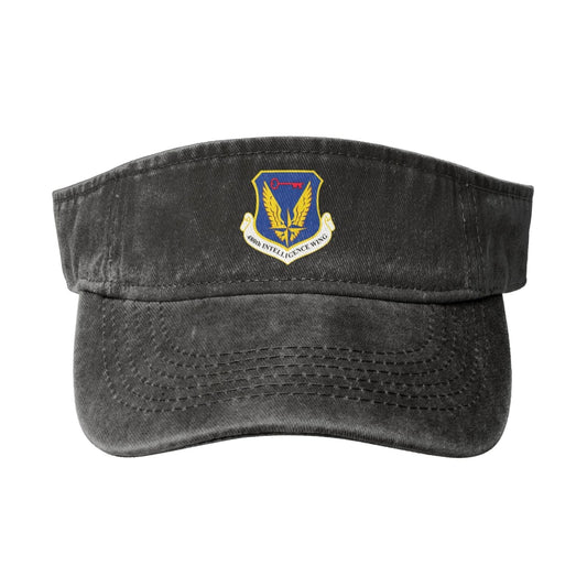 480th Intelligence Wing Printing adjustable Empty Top Baseball Sun Cap unisex outdoor sport hat veterans gift