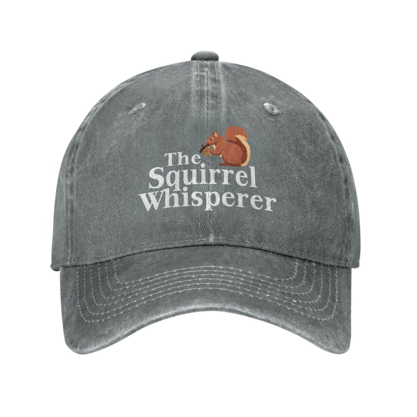 The Squirrel whisperer Printing unisex baseball cap adjustable hats veteran gift