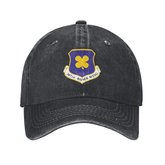 307th Bomb Wing Patch 2011 Printing unisex baseball cap adjustable cap veteran gift