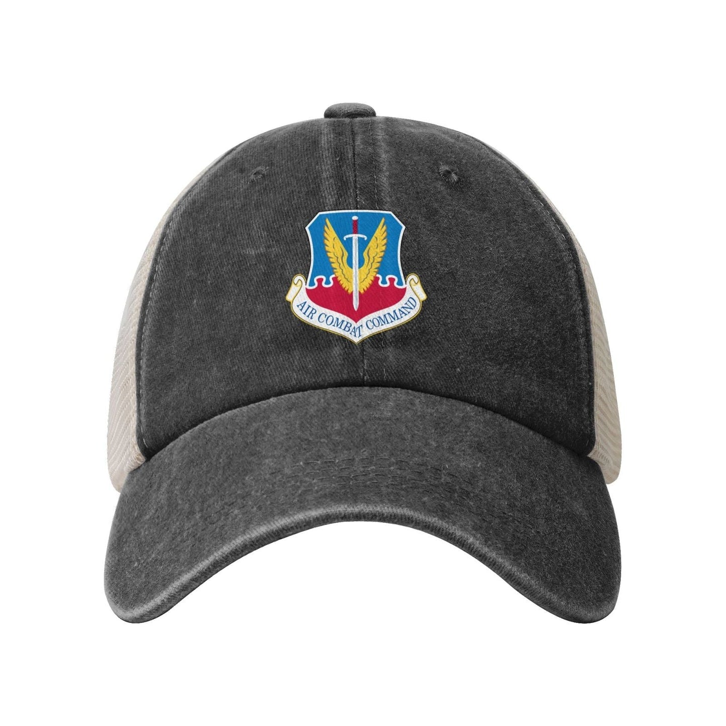 ACC Shield Printed unisex baseball cap adjustable grid baseball cap veteran gift