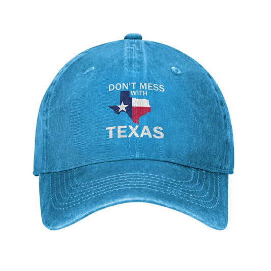 Don't Mess with Texas Printed unisex baseball cap adjustable cap outdoor sunshade trucker hat
