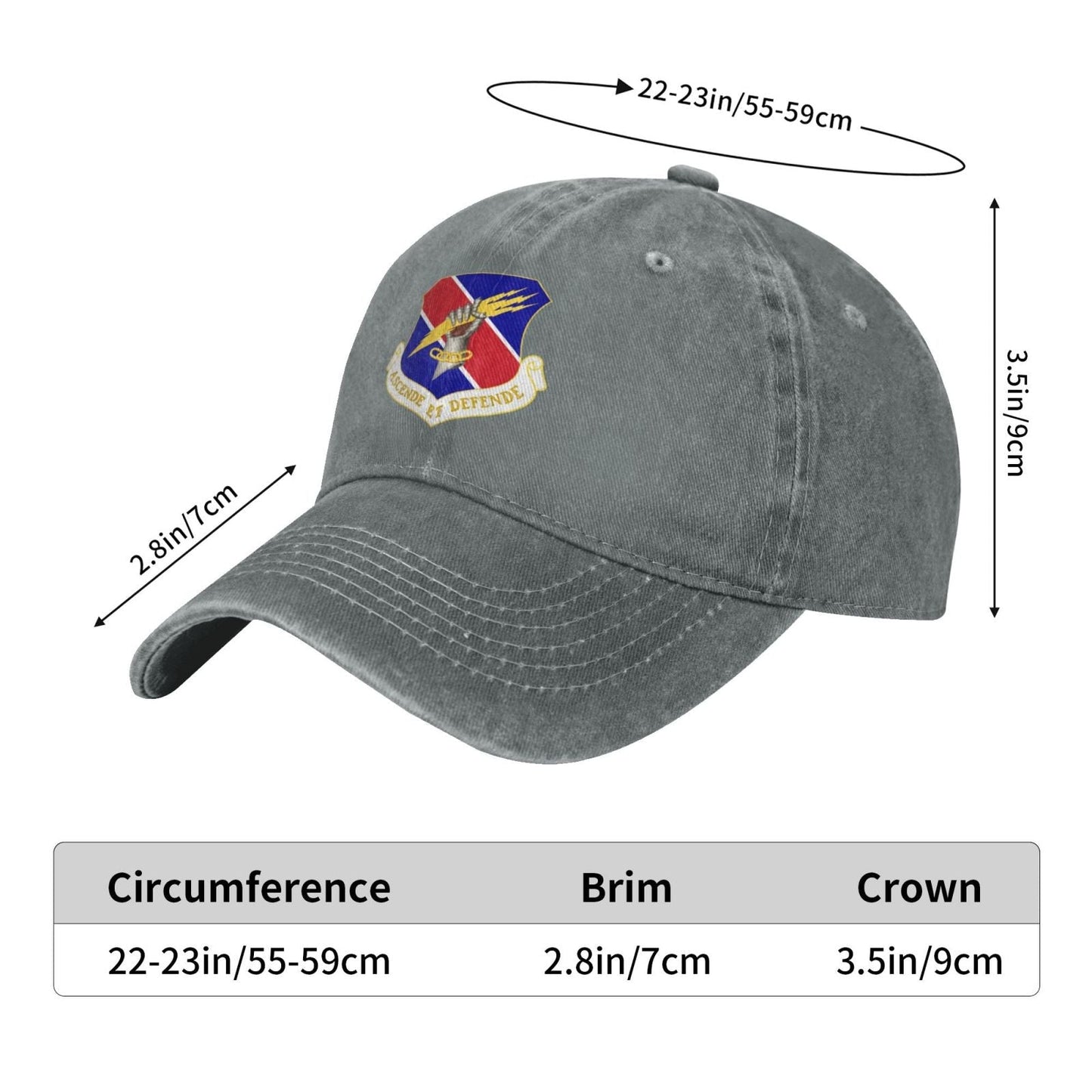 406th Air Expeditionary Wing Printed unisex baseball cap adjustable cap veteran gift