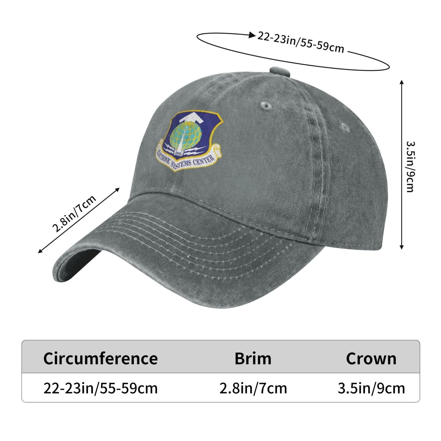 USAF-Electronic Systems Center Printed unisex baseball cap adjustable cap veteran gift