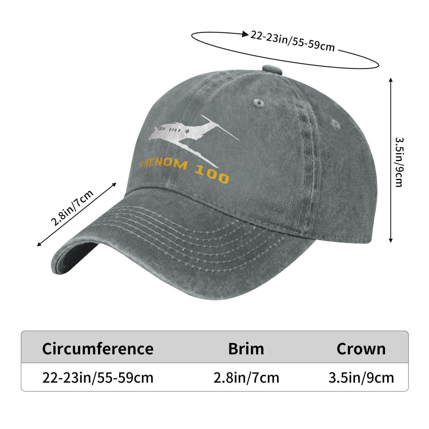 PHENOM 100 Printing unisex baseball cap adjustable hats Outdoor leisure hat veteran gift