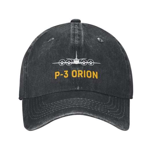 P-3 Orion Printed unisex baseball cap adjustable cap outdoor sunshade trucker hat