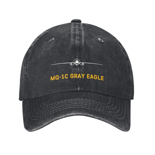 MQ-1C Gray Eagle Printing unisex baseball cap adjustable hats Outdoor leisure hat veteran gift