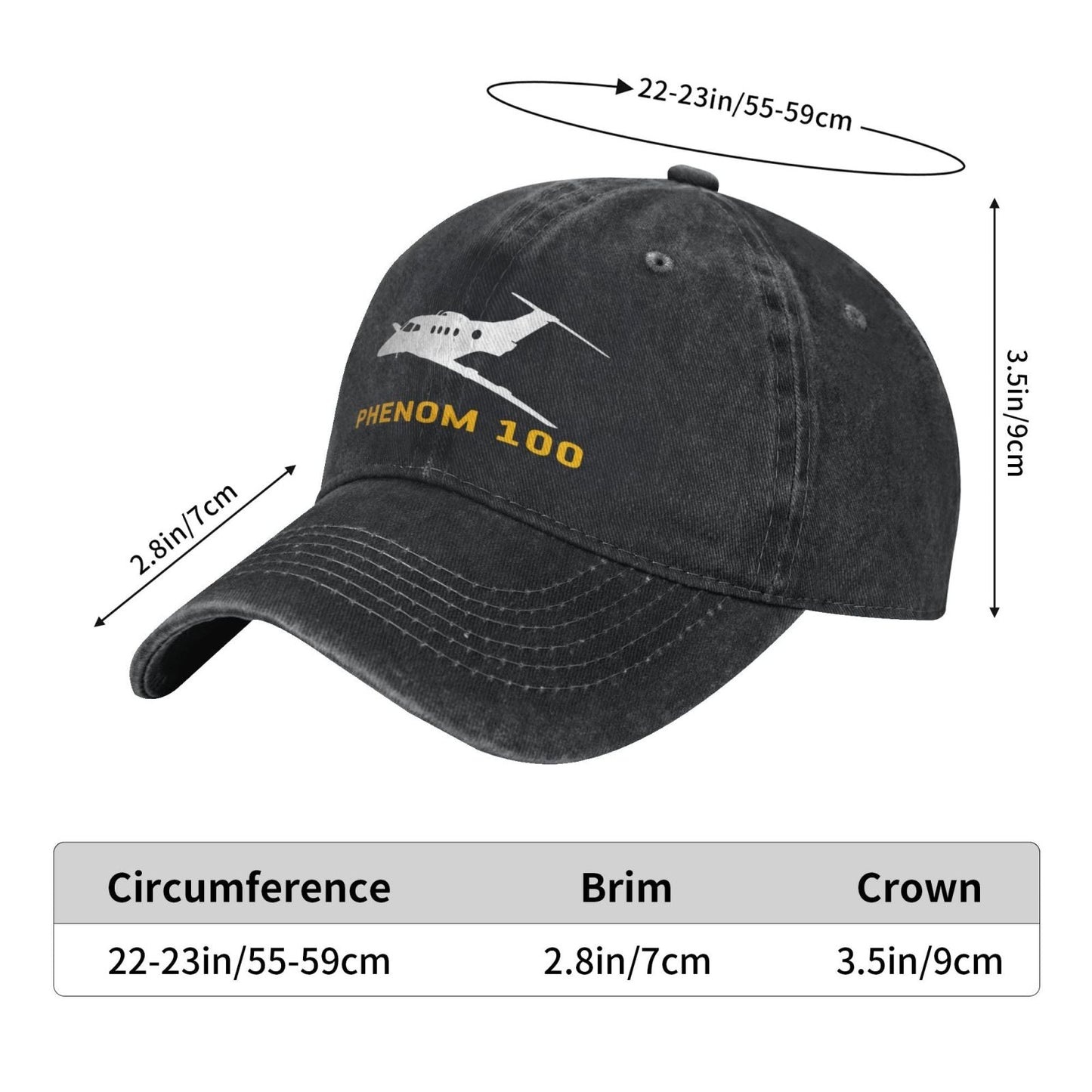 PHENOM 100 Printing unisex baseball cap adjustable hats Outdoor leisure hat veteran gift