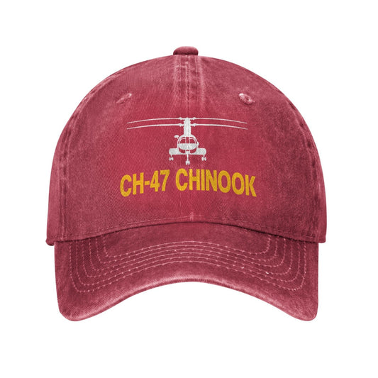 CH-47 CHNOOK Printed unisex baseball cap adjustable cap outdoor casual cap truck driver cap