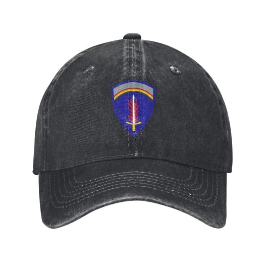 USAREUR Insignia Printing unisex baseball cap adjustable cap veteran gift