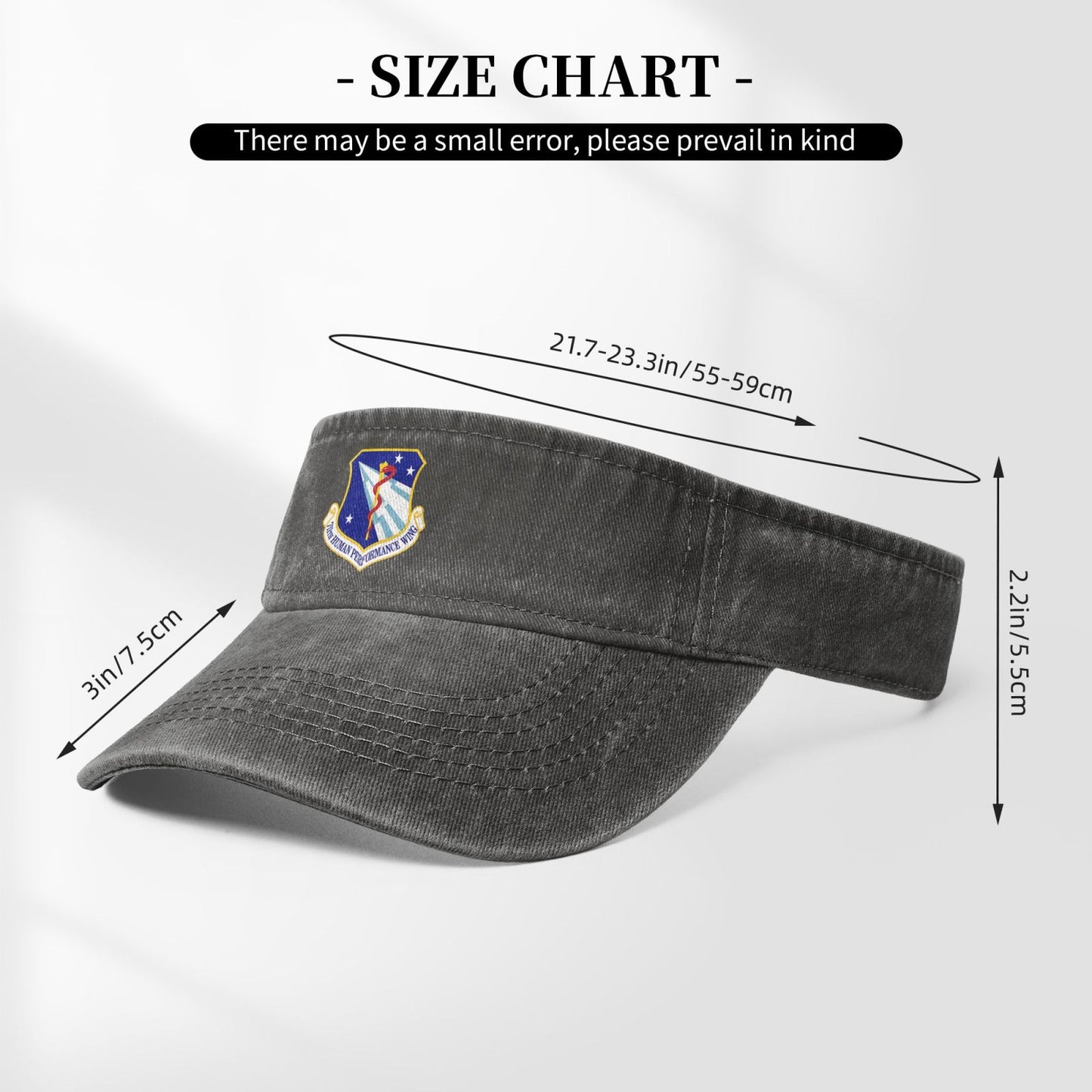 711th Human Performance Wing Printing adjustable Empty Top Baseball Sun Cap unisex outdoor sport hat veterans gift