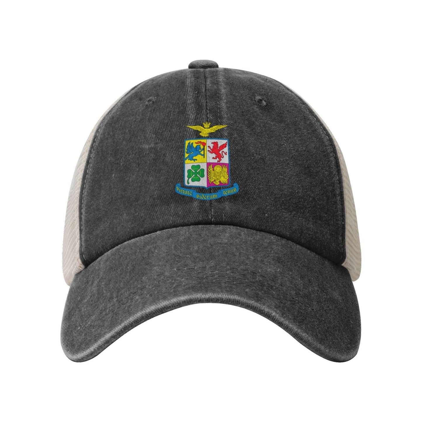Coat Of Arms Of The Italian Air Force Printed unisex baseball cap adjustable grid baseball cap veteran gift