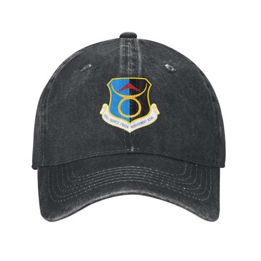 USAF-635th Supply Chain Management Wing Emblem Printing unisex baseball cap adjustable cap veteran gift