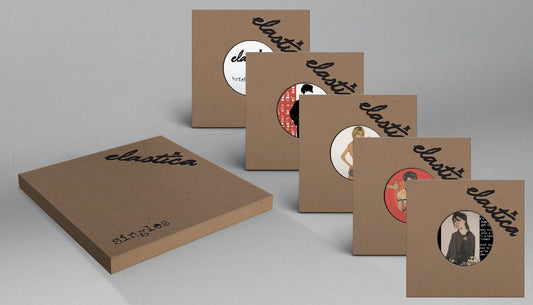 Elastica Vinyl 7" Singles Box Set RSD 2021 - VINYL LP "VINYLBADGES"