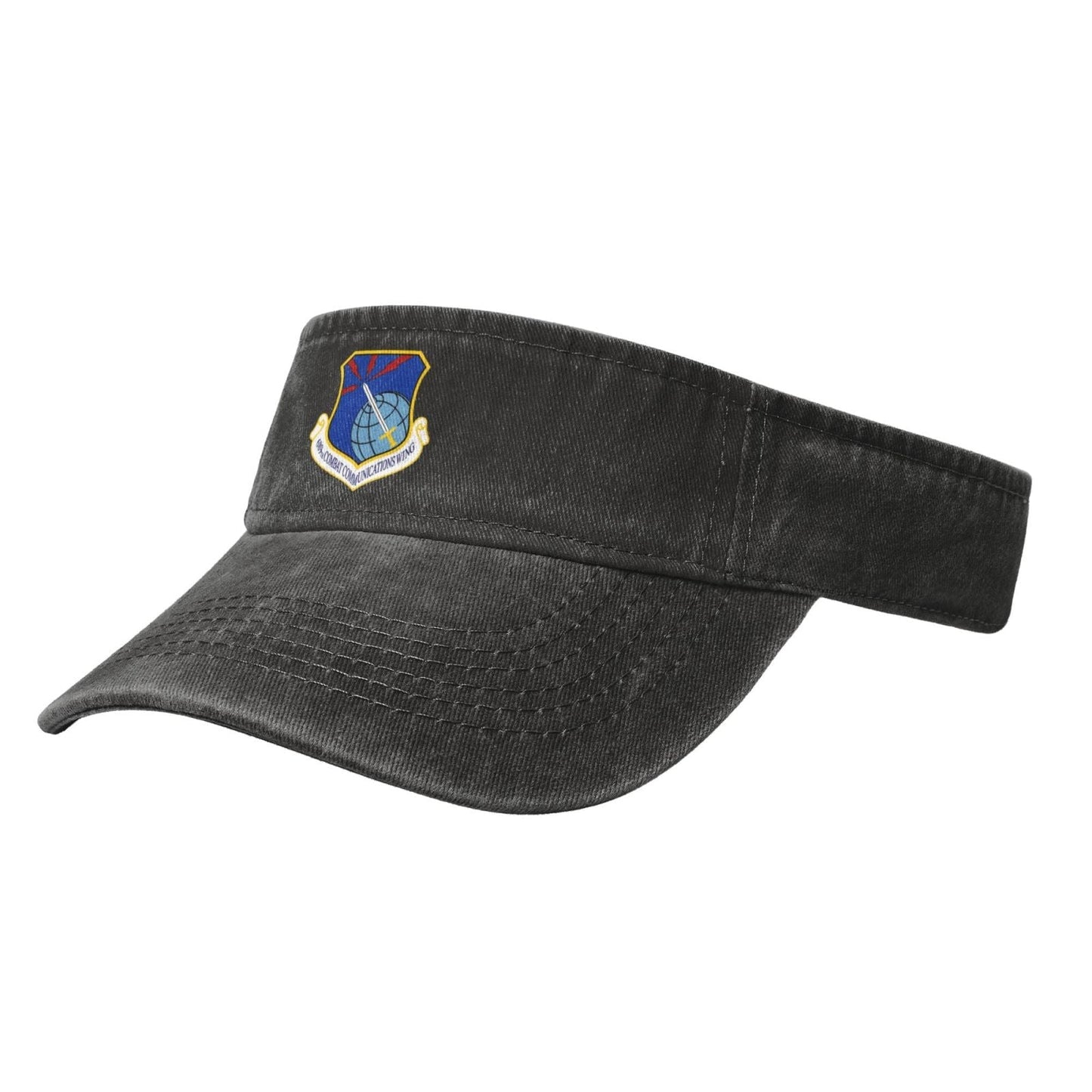 USAF-689 Combat Communications Wing Printing adjustable Empty Top Baseball Sun Cap unisex outdoor sport hat veterans gift