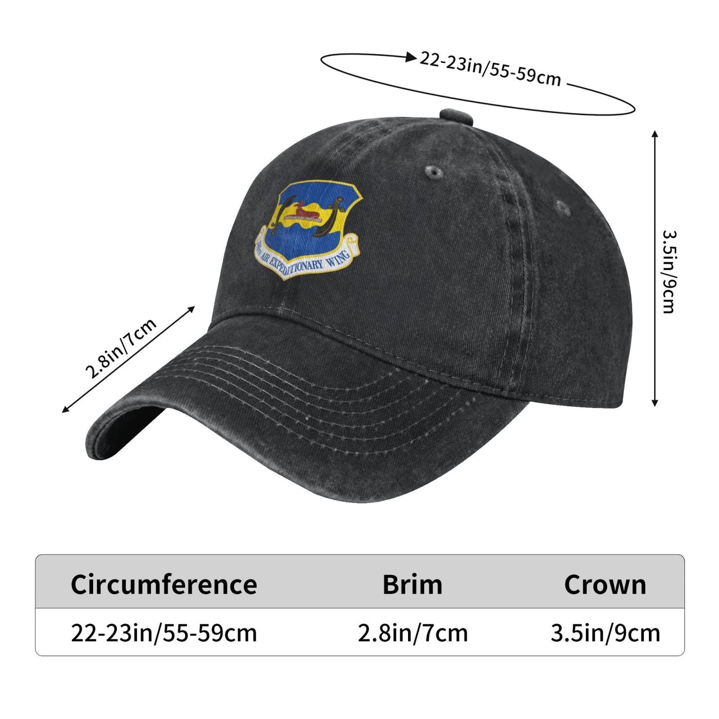 386th Air Expeditionary Wing Printed unisex baseball cap adjustable cap veteran gift