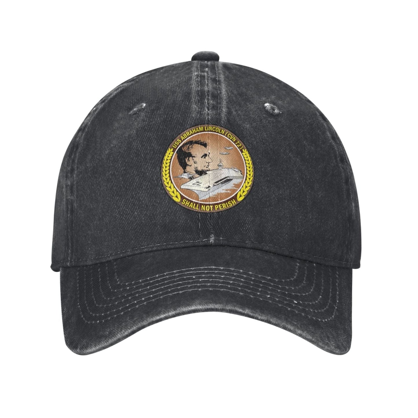 USS Abraham Lincoln (CVN-72) Printed unisex baseball cap adjustable cap veteran gift