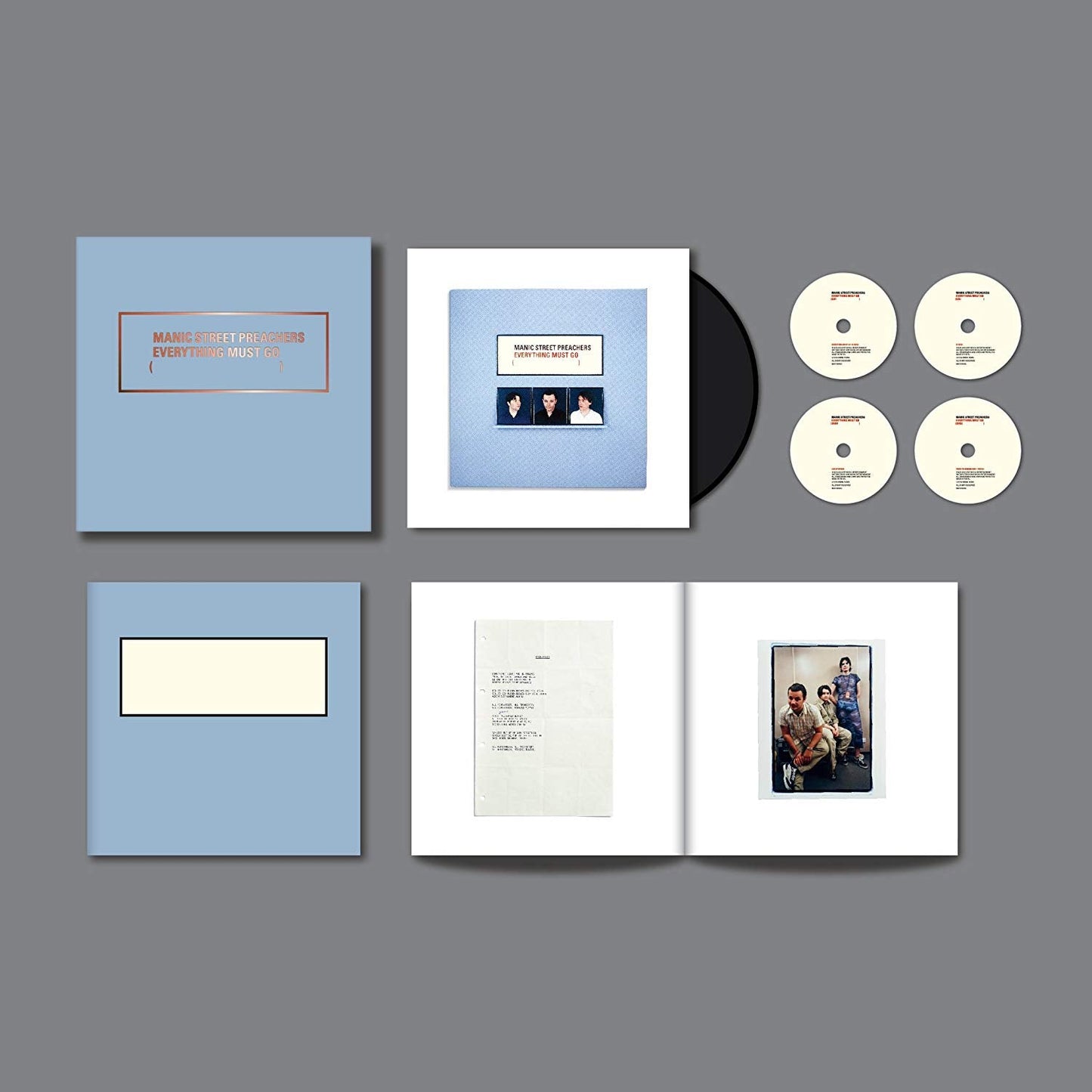 Manic Street Preachers - Everything Must Go Vinyl LP Box Set Edition 2016 - VINYL LP "VINYLBADGES"