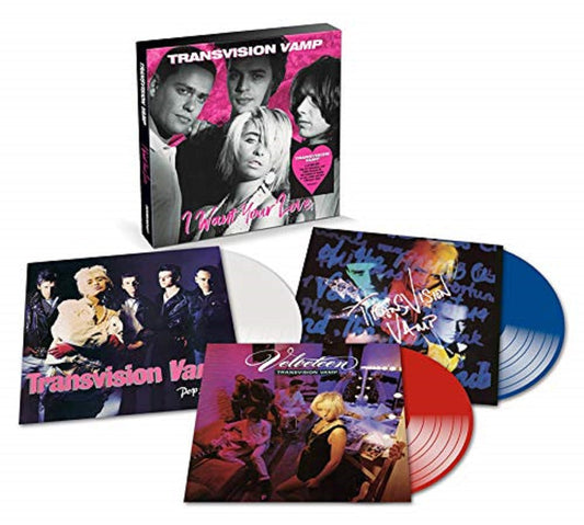 Transvision Vamp I Want Your Love Ltd Deluxe Vinyl LP Box Set New 2018 - VINYL LP "VINYLBADGES"