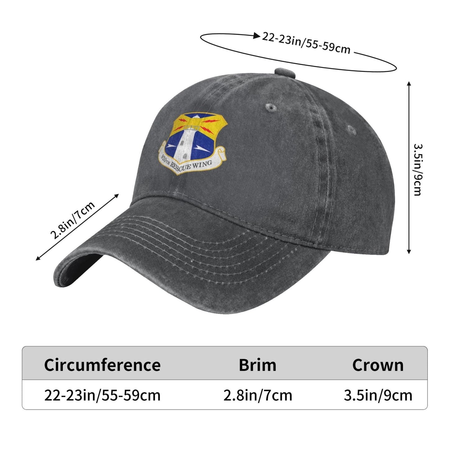 920th Rescue Wing Printing unisex baseball cap adjustable cap veteran gift