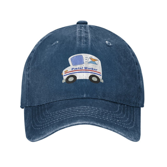 Post Worker Printed unisex baseball cap adjustable cap outdoor sunshade trucker hat