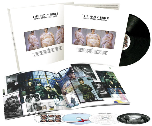 MANIC STREET PREACHERS THE HOLY BIBLE LP VINYL 33RPM AND CD NEW BOX SET - VINYL LP "VINYLBADGES"