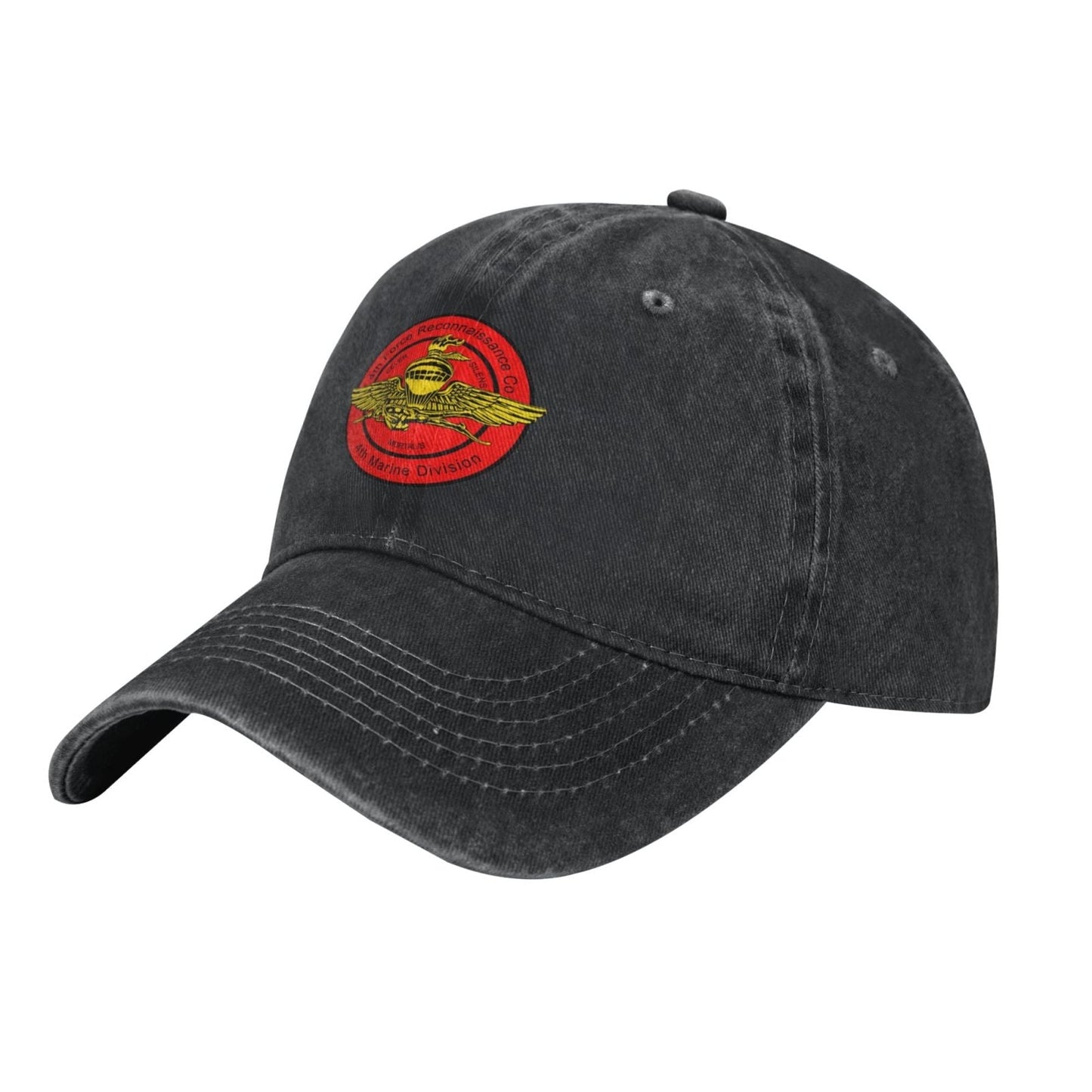4th Force Reconnaissance Company Insignia (transparent Background) 03 Printed unisex baseball cap adjustable cap veteran gift