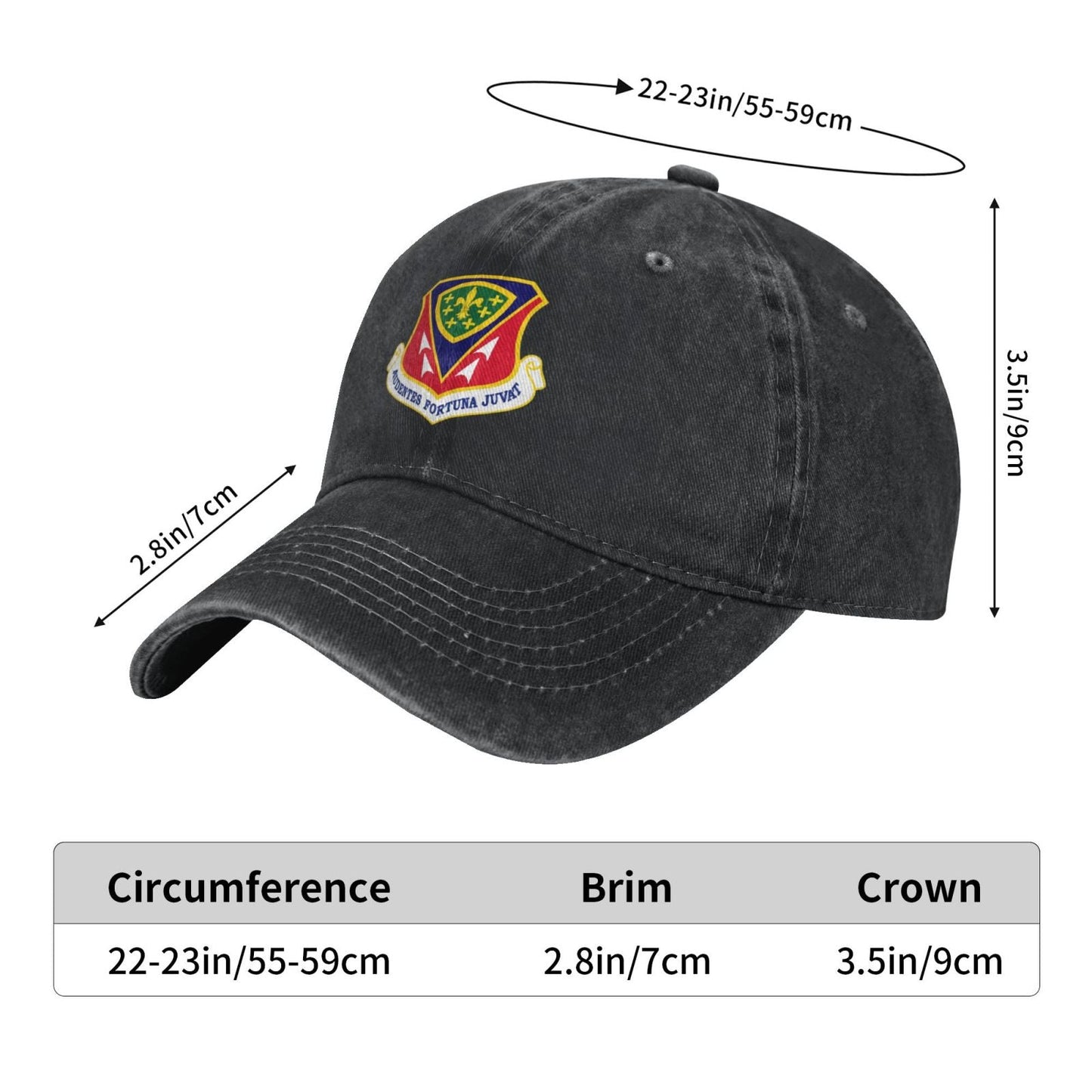 366th Fighter Wing Printed unisex baseball cap adjustable cap veteran gift